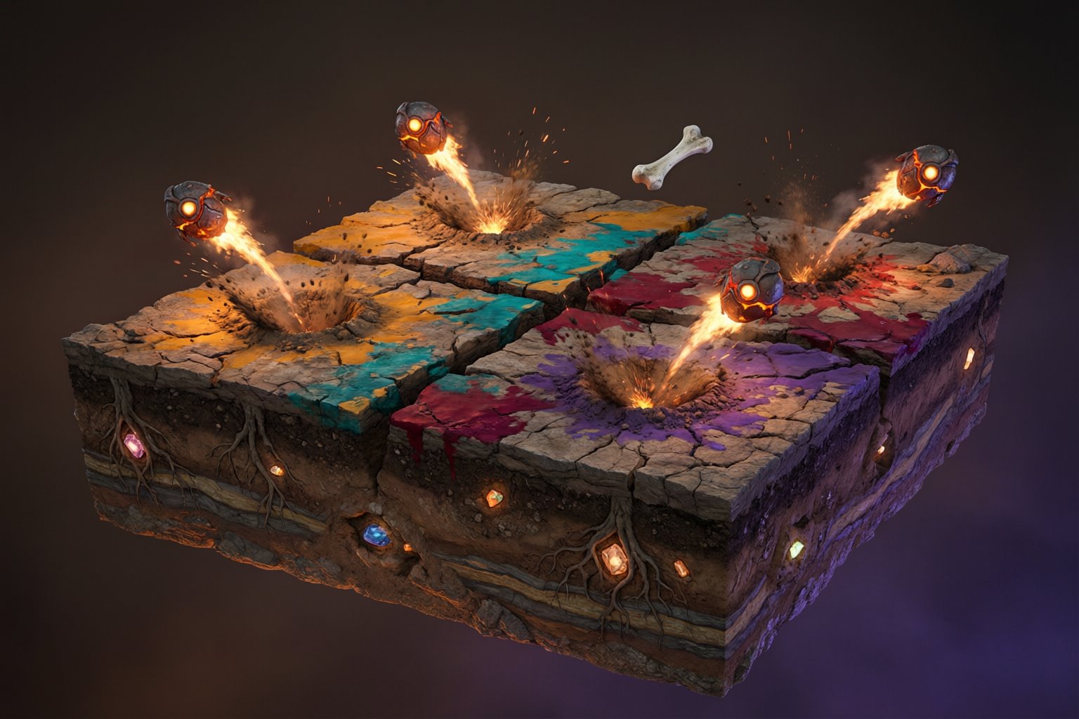 SCORCHLAND — Territory Destruction Physics key art