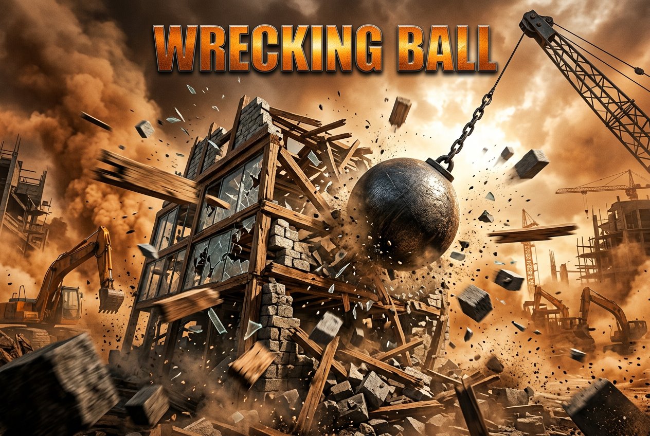WRECKING BALL — Physics Demolition key art